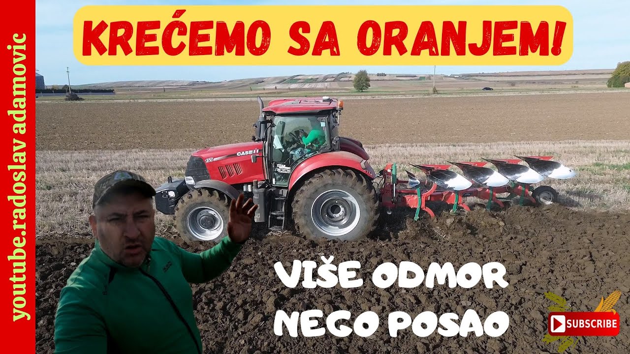 KREĆEMO SA ORANJEM! VIŠE ODMOR NEGO POSAO: DAN I ; WE START PLOWING! MORE HOLIDAY THAN WORK: DAY I