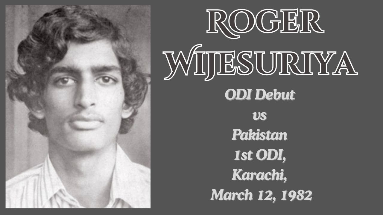 Roger Wijesuriya: A Lost Name with the Worst Test Bowling Average | ODI Debut Bowling vs Pak 1982