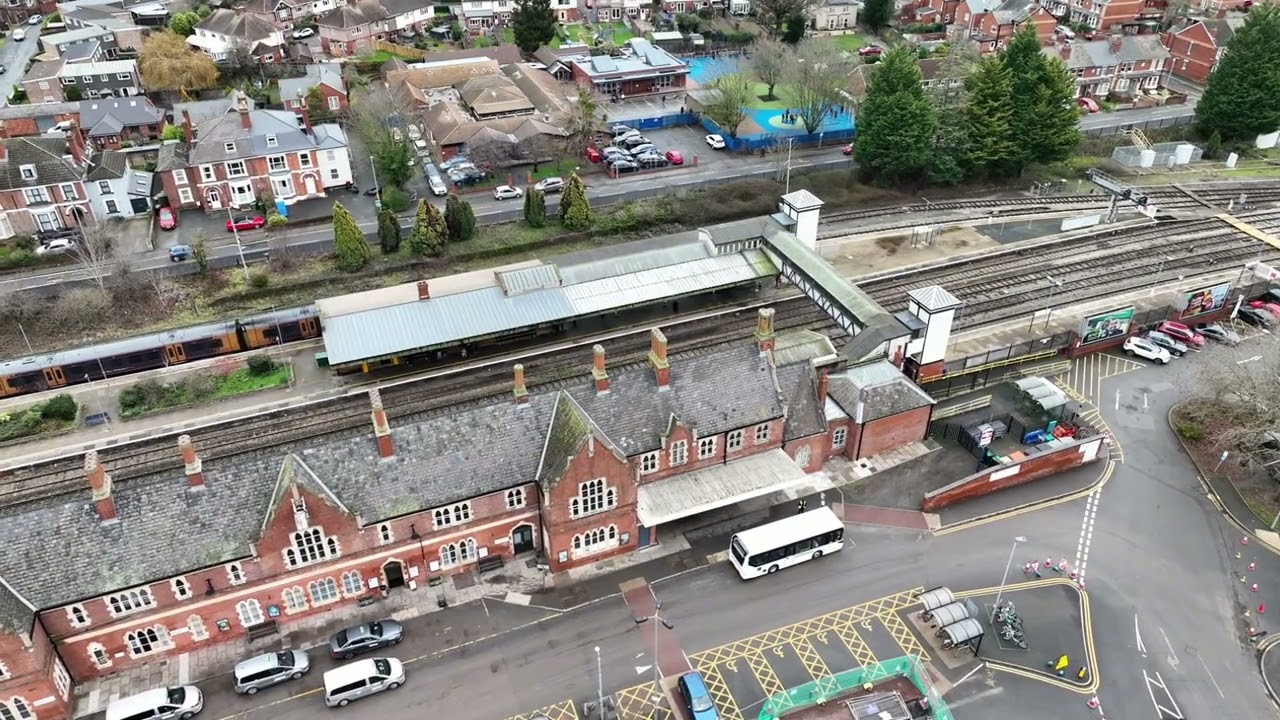 Hereford railway station drone flight and mavic 3 first proper outing flying 
