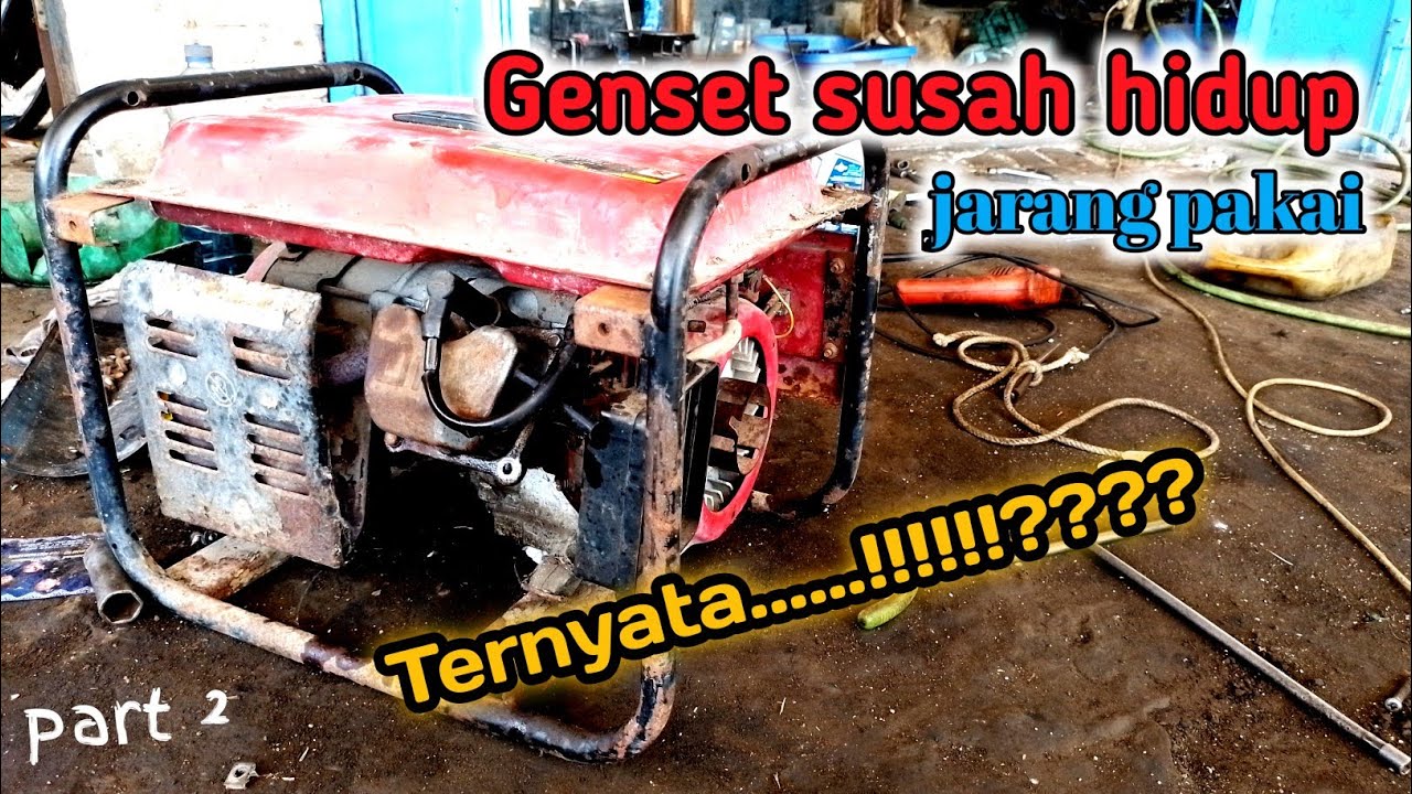 genset susah hidup gara2 jarang kepakai.. ini ternyata solusinya???#genset mati#kridamotor