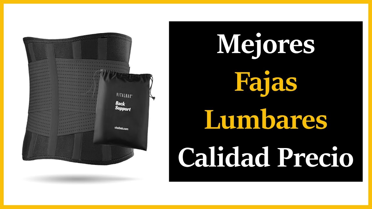 TOP 5 ✅ Mejores Fajas Lumbares Calidad Precio 🥇 Amazon