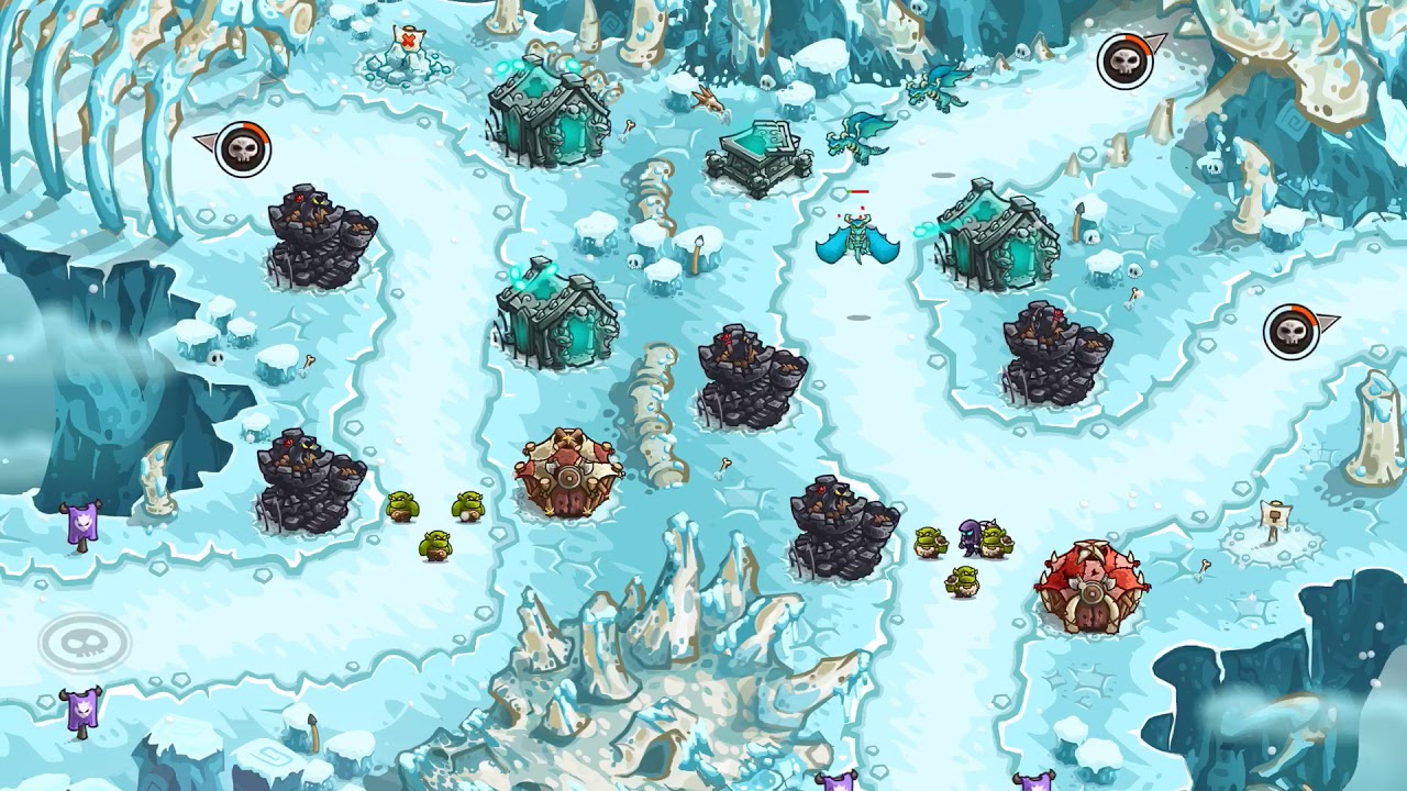 Kingdom Rush Vengeance - DRAGONS' BONEYARD [impossible] [campaign]
