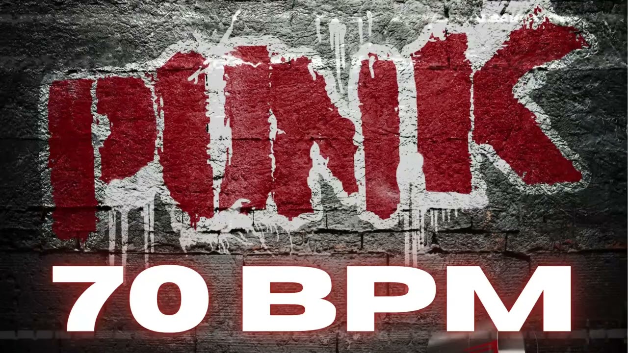 70 BPM - Punk Rock Drum Beat - Loop 1