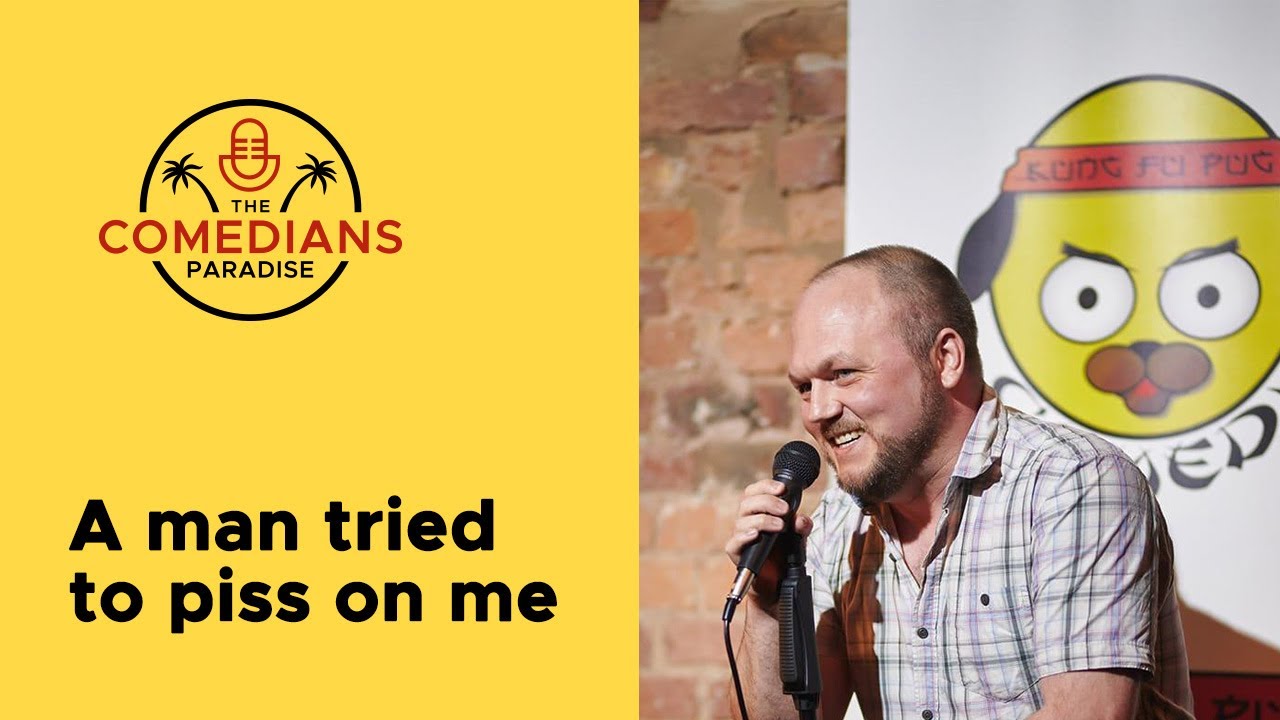 A man tries to piss on me