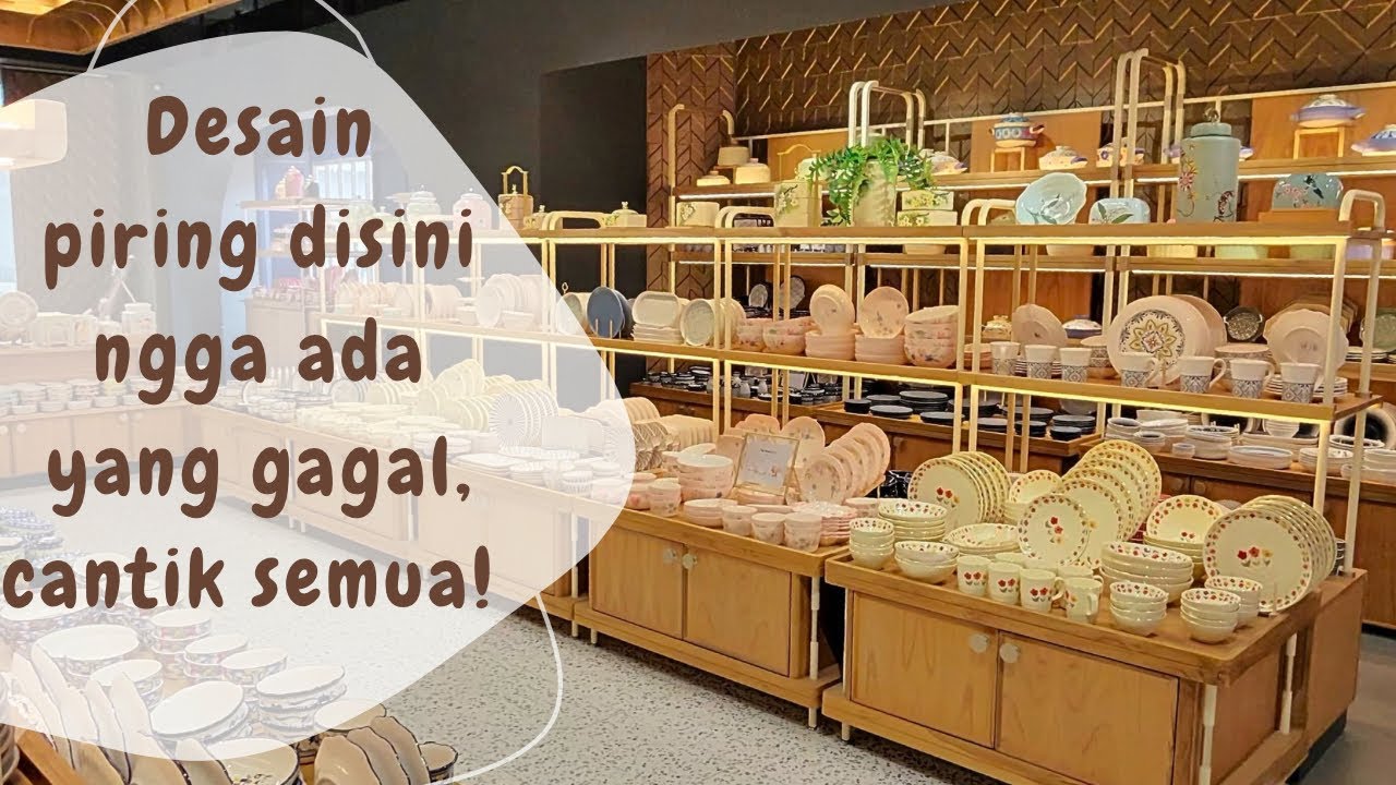 Belanja piring keramik yang unik di Mall Baru!