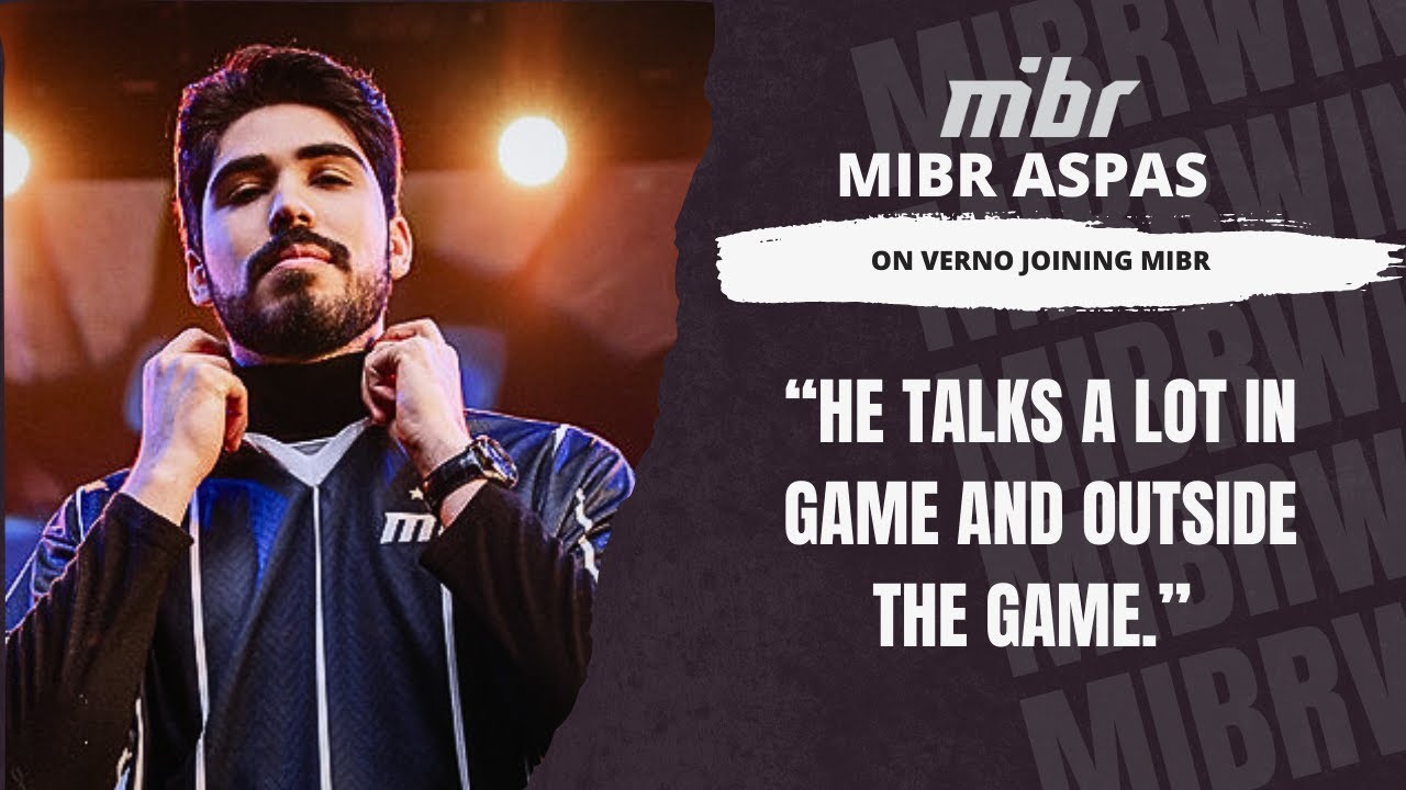 MiBR Aspas on Verno: "He Talks a lot in game and outside the game."
