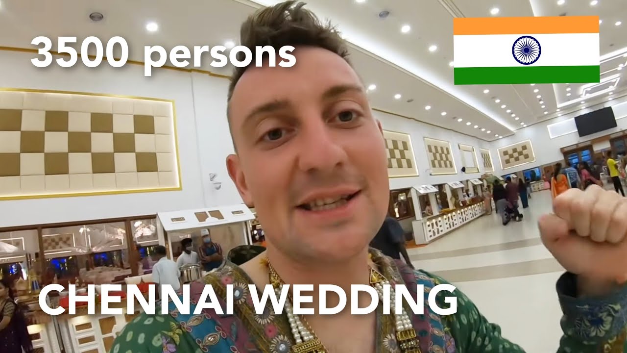 Работаю на ИНДИЙСКОЙ СВАДЬБЕ. Грандиозная свадьба с участием 3500 человек. Индия, Ченнаи 2021.