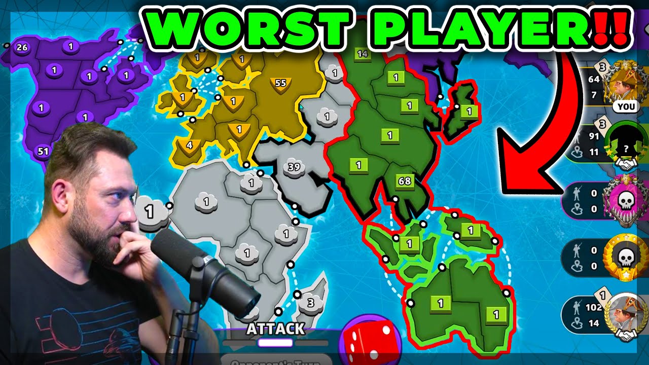 How To Deal With The WORST! Australian Player - Risk