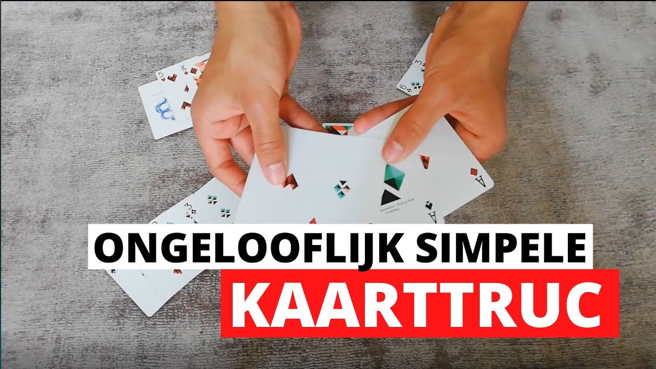 MAKKELIJKE KAARTTRUC MET UITLEG Nederlands// ONGELOOFLIJK SIMPEL!!