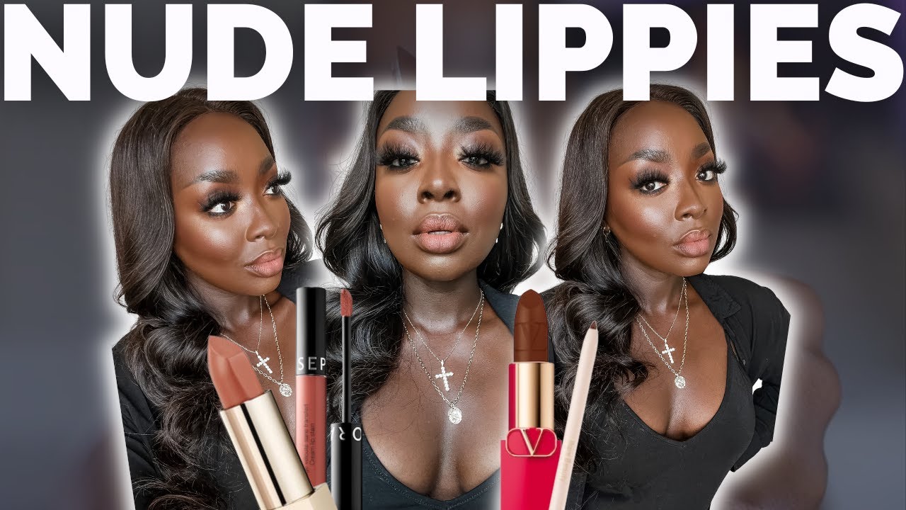 5 FAVORITE NUDE OMBRÉ DARK SKIN LIP COMBOS  *drugstore & high end* BROWN GIRL FRIENDLY | MenaAdubea