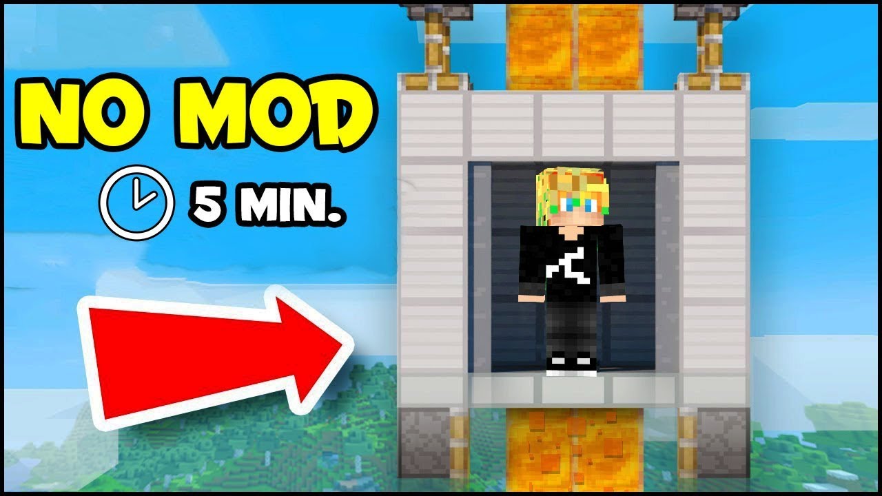 COME FARE UN ASCENSORE FACILISSIMO SENZA MOD | MINECRAFT ITA