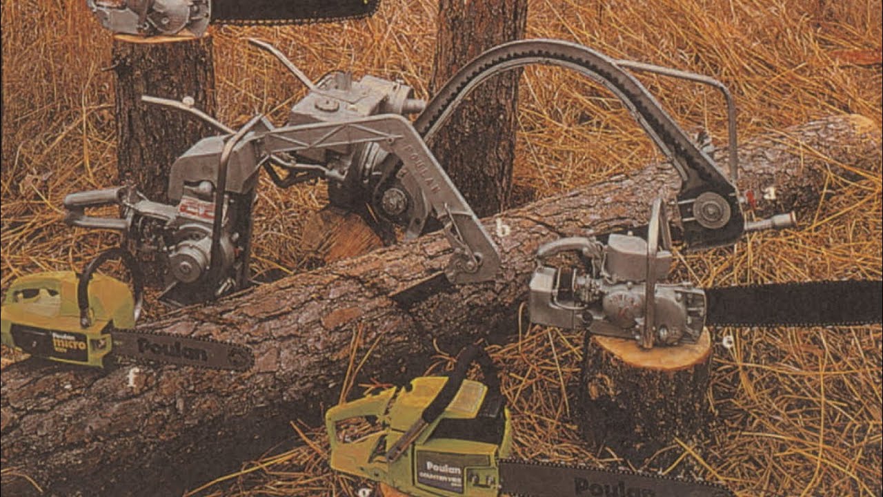 Первая бензопила Пулана (модель 2400)