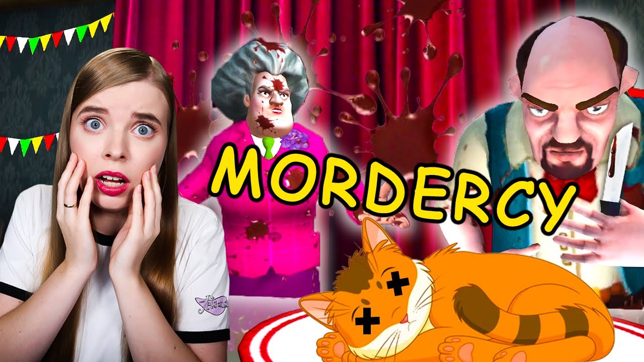Straszna Nauczycielka ZNĘCA SIĘ NAD KOTEM 😿🤬 Scary Teacher 3D #18