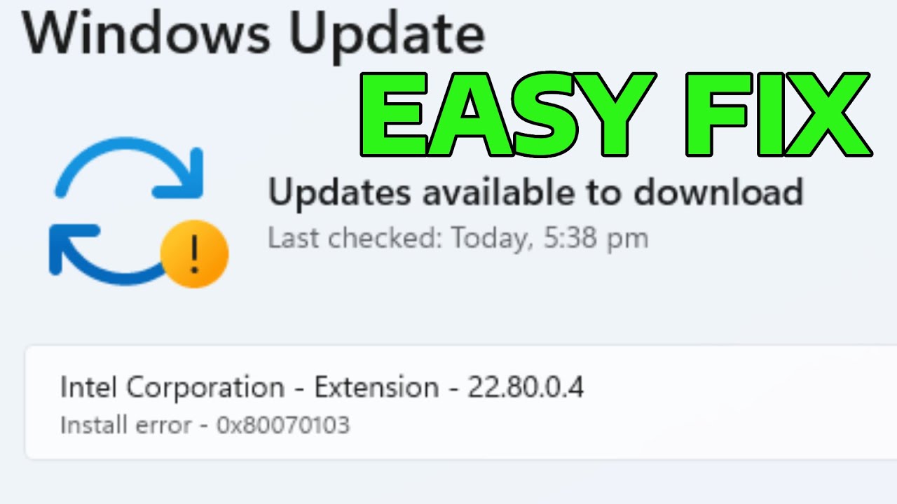 How To Fix 0x80070103 Windows Update Error