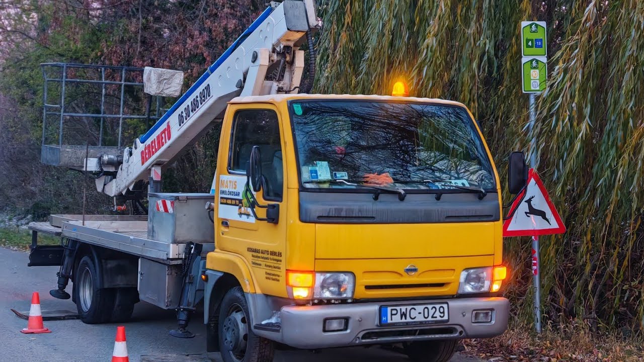 Morning truck driving / Nissan Cabstar BD 30