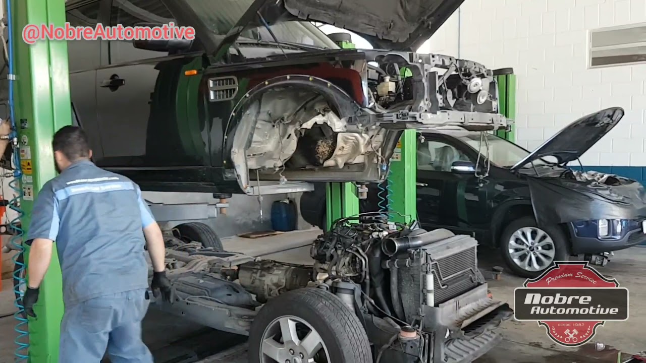 Por que remover a carroceria da Land Rover Discovery 3 e 4??? Troca Correia Dentada Discovery 3 e 4.
