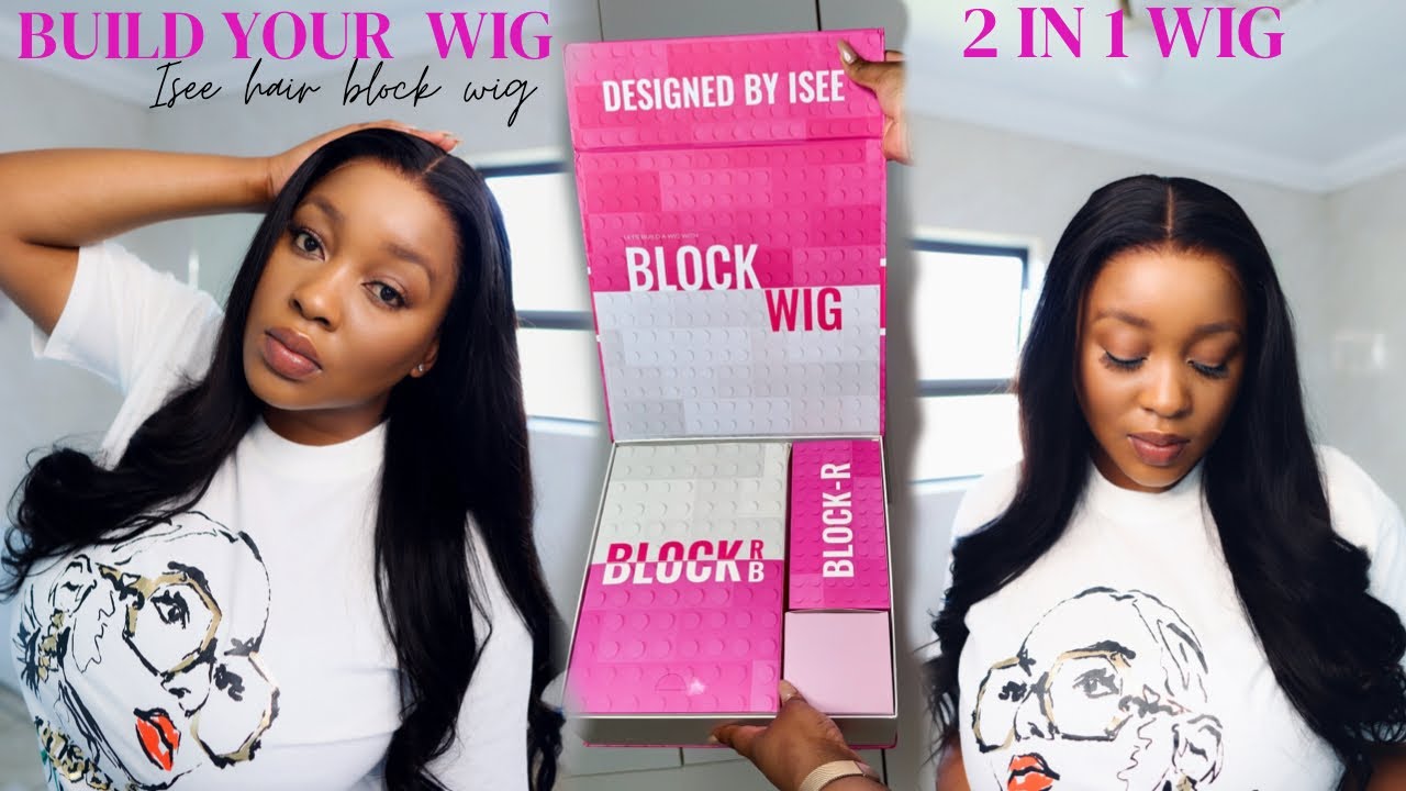 😮 2 in 1 WIG!  Build your own WIG 🔥 | ISEE HAIR * viral* BLOCK WIG