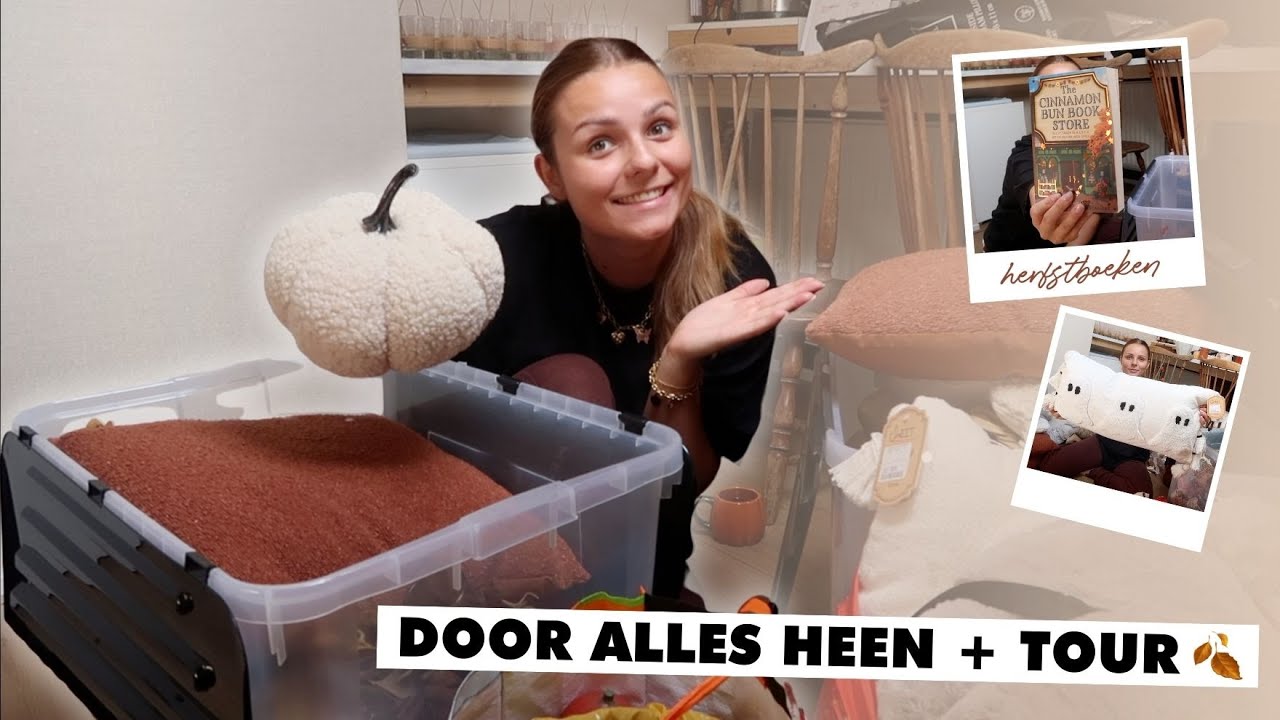 AL mijn HERFST decoratie UITZOEKEN & ORGANIZEN 🍁 Floor Delver