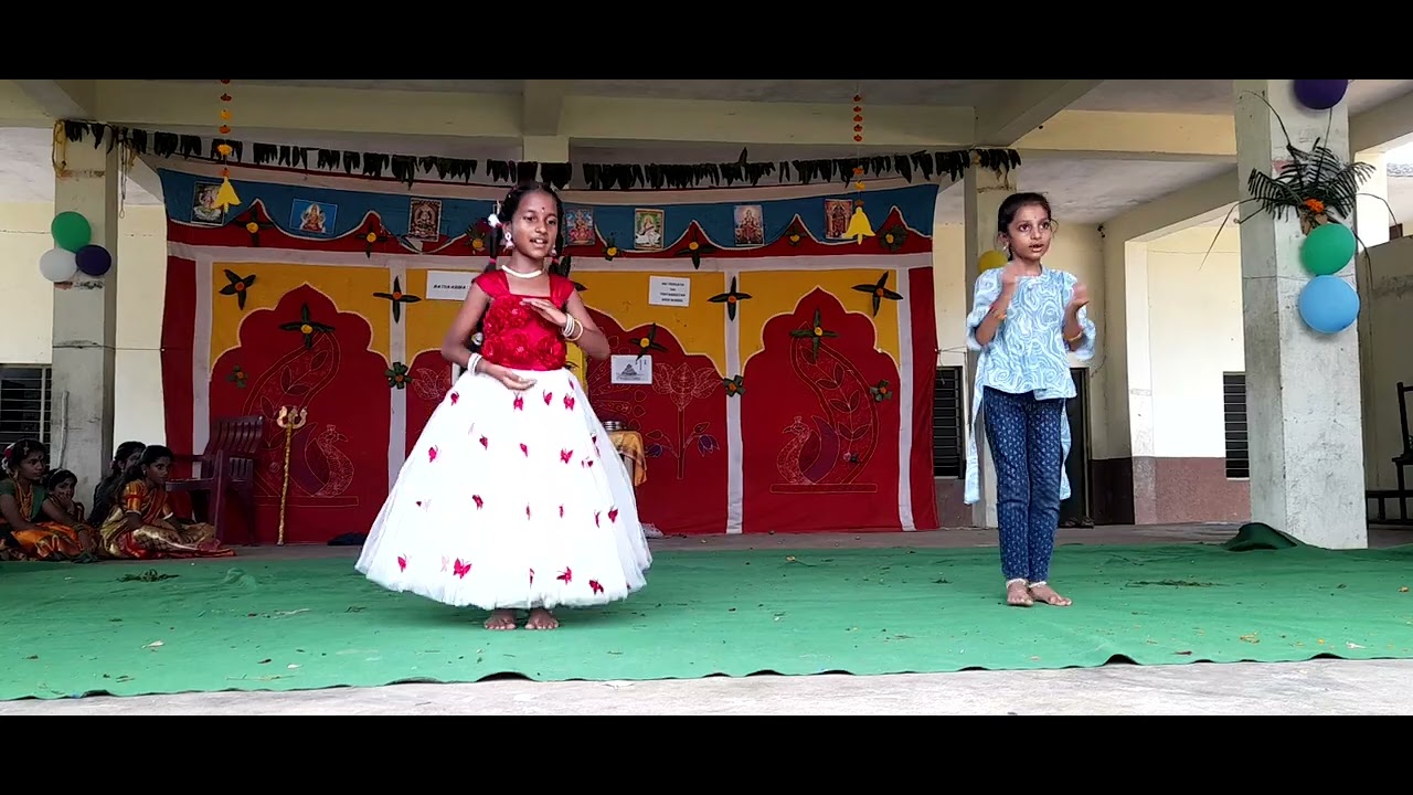 dance #srivenkatasaividyanikethan #dasaraevent #nasrullabad