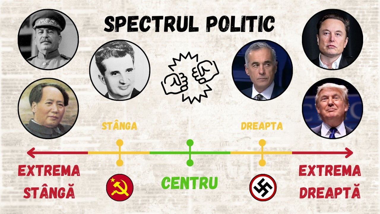 St&acirc;nga sau Dreapta? Spectrul politic și extremele politice explicate pe scurt. Comunism? Fascism?