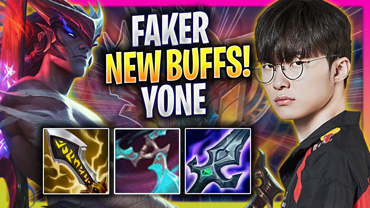 FAKER TRIES YONE WITH NEW BUFFS! - T1 Faker Plays Yone MID vs Vex! | Season 2024