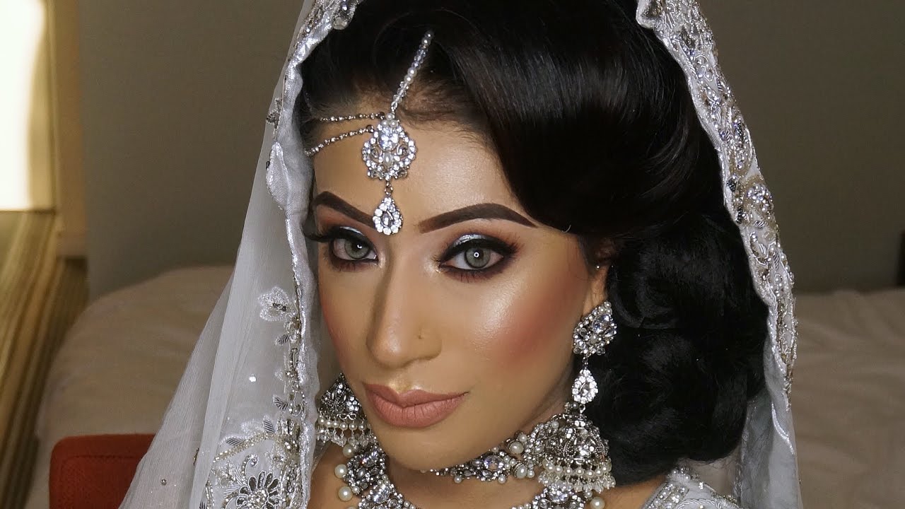 Real Bride | Halo Smokey Eyes And Nude Lipstick | Asian Bridal Hair And Makeup