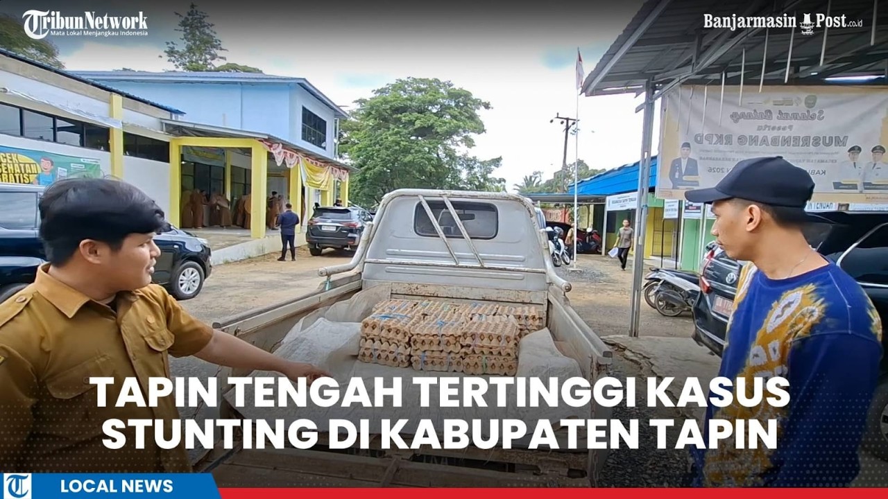 Kecamatan Tapin Tengah Kalsel Tertinggi Kasus Stunting, TP PKK Tapin Bagikan Bantuan Telur