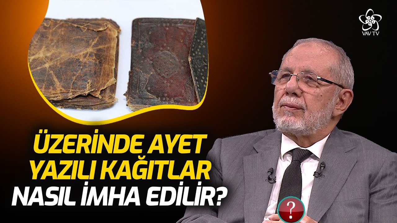 Üzerinde Ayet Yazılı Kağıtlar Nasıl İmha Edilmeli? | Dr. Hüseyin Kayapınar