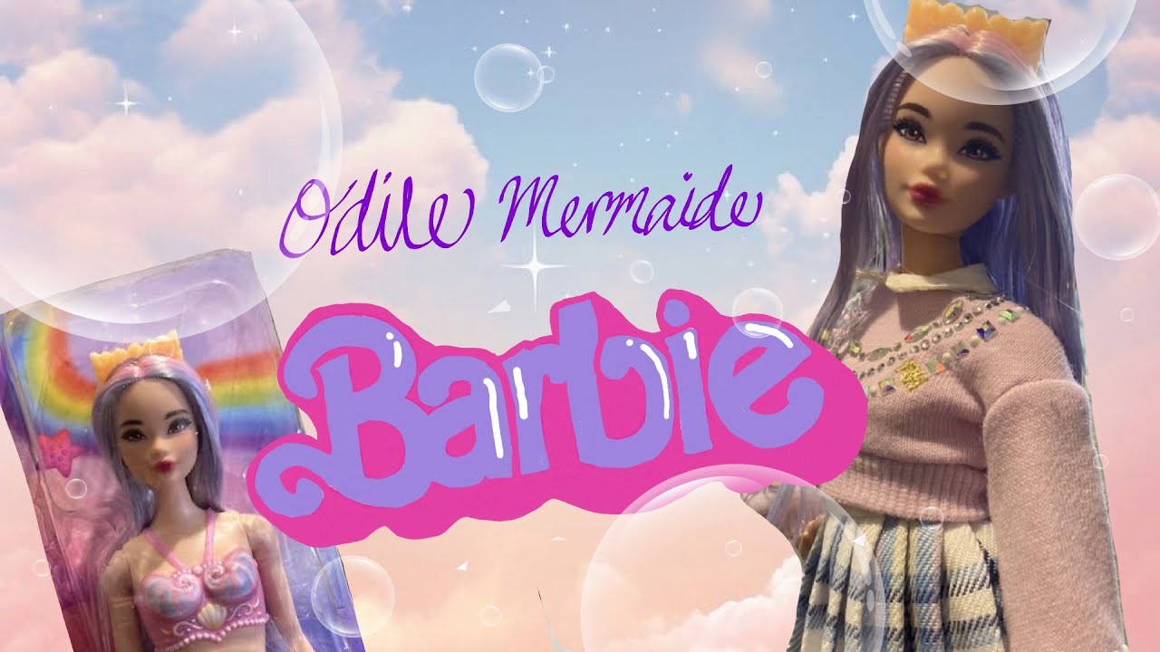 Barbie Odile mermaid! unboxing and restyle 🧜&zwj;♀️🧜&zwj;♀️