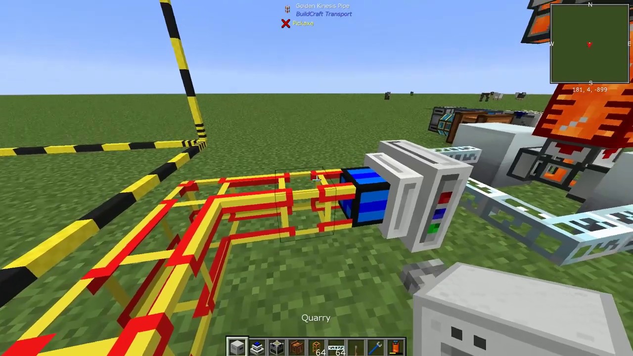 NEW! Minecraft FTB 1.12 EU to RF Converter BuildCraft Quarry 2019