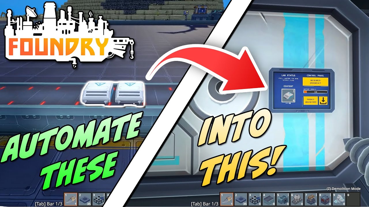 FOUNDRY | Stop Crafting Science Packs By Hand!