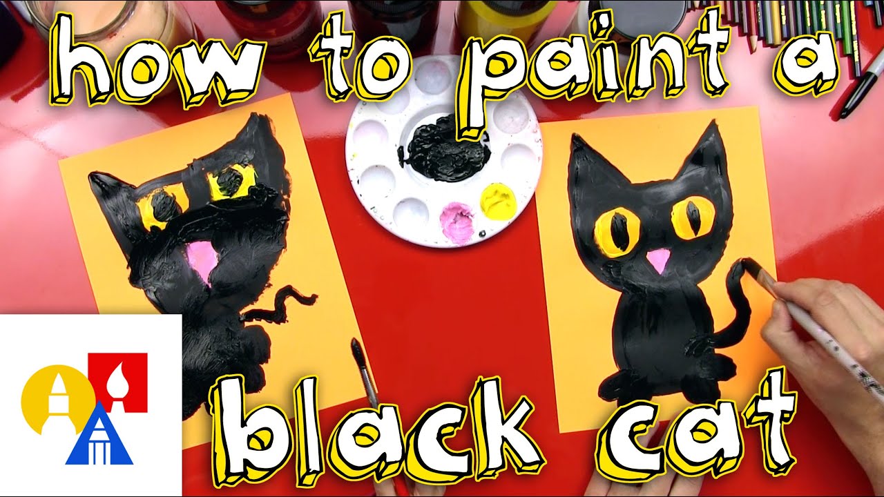 How To Paint A Black Cat