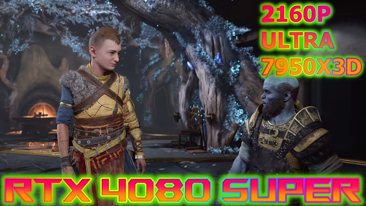 God of War Ragnarok - RTX 4080 SUPER + Ryzen 9 7950X3D | 2160P | ULTRA Settings