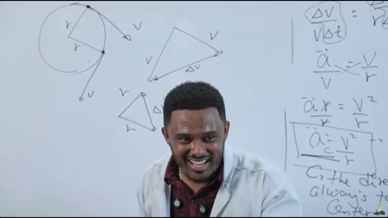 Circular motion physics for  Ethiopian student by teacher Dani