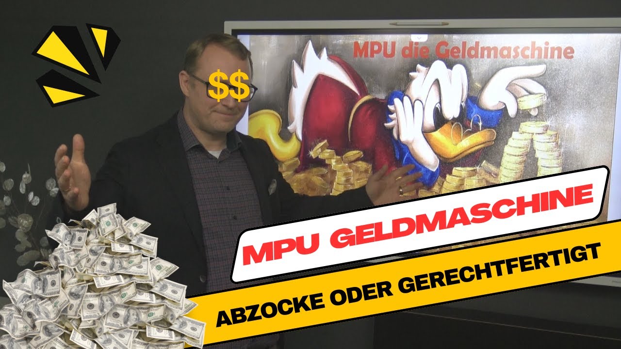 MPU Vorbereitung: MPU Geldmaschine money, money,money