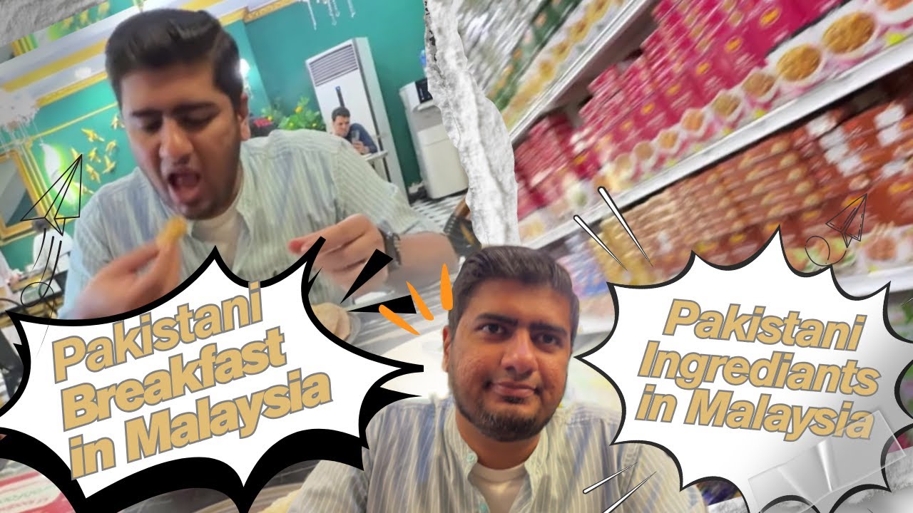Pakistani Breakfast in Kuala Lumpur 🇲🇾 | Halwa Puri & Grocery Shopping at KhanJee