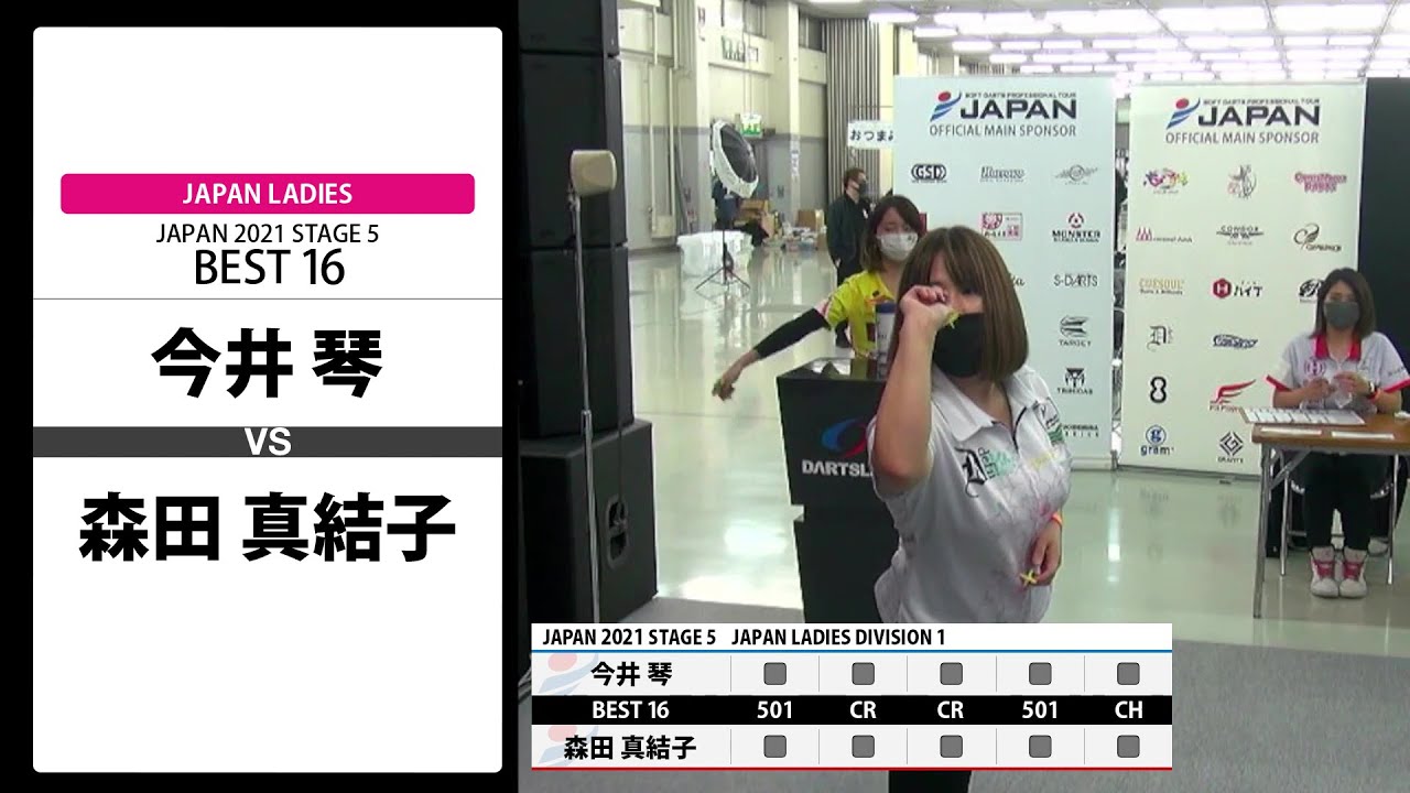 【今井 琴 VS 森田 真結子】JAPAN 2021 STAGE5 広島 LADIES BEST16