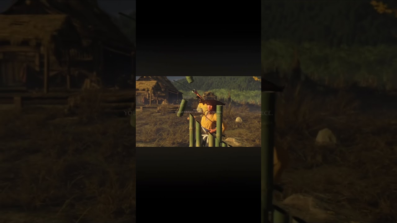First bamboo cut in Ghost of Yotei #GhostOfYotei #ps5 #playstation5 #puregameplay #gaming #gameplay