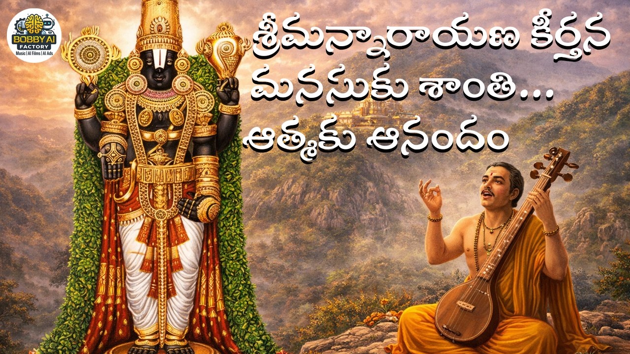 శ్రీమన్నారాయణ కీర్తన | Annamayya Keertana | Divine Tirumala BhaktiBOBBY AI FACTORY