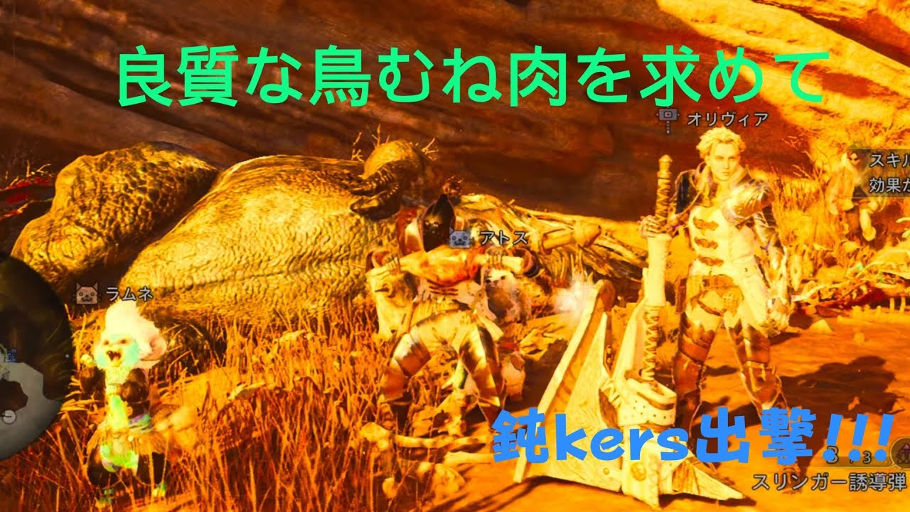 Monster Hunter Wilds　ぶっ叩け、鈍kers！身体作り編[歴戦ケマトリス★5ハンマーオリヴィア有り]　モンハンワイルズ