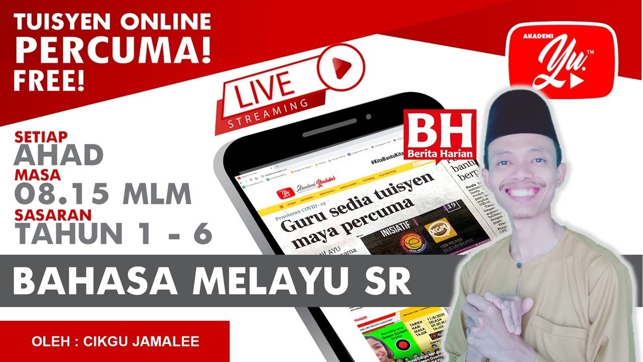 🔴 [LIVE] BAHASA MELAYU SR, APA YANG NAK DIBANDINGKAN? OLEH CIKGU JAMALEE #06 #TUISYENPERCUMA