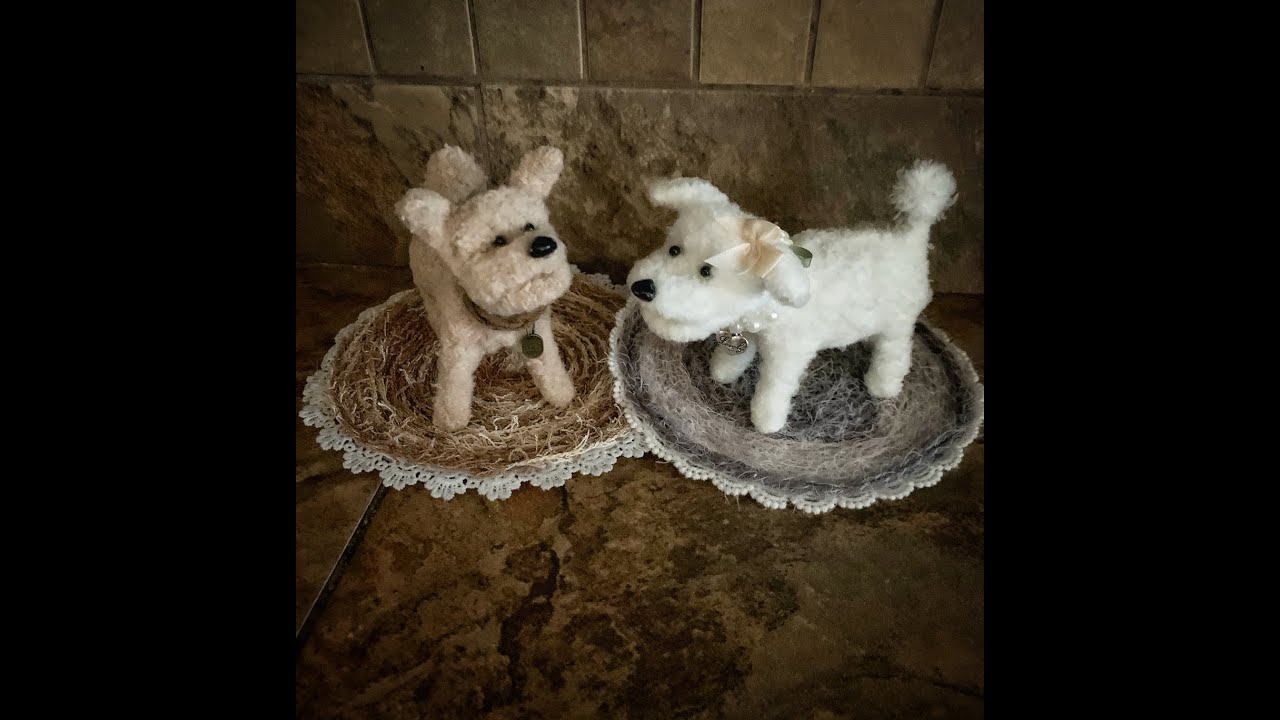 Creating Rugs for my tiny Pipe cleaner Puppies