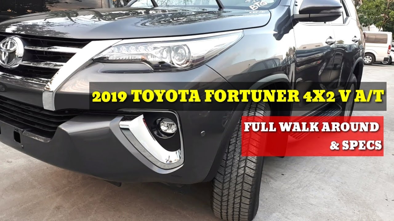 TOYOTA FORTUNER V 4X2 AUTOMATIC | GRAY METALLIC | FULL WALK AROUND & SPECS