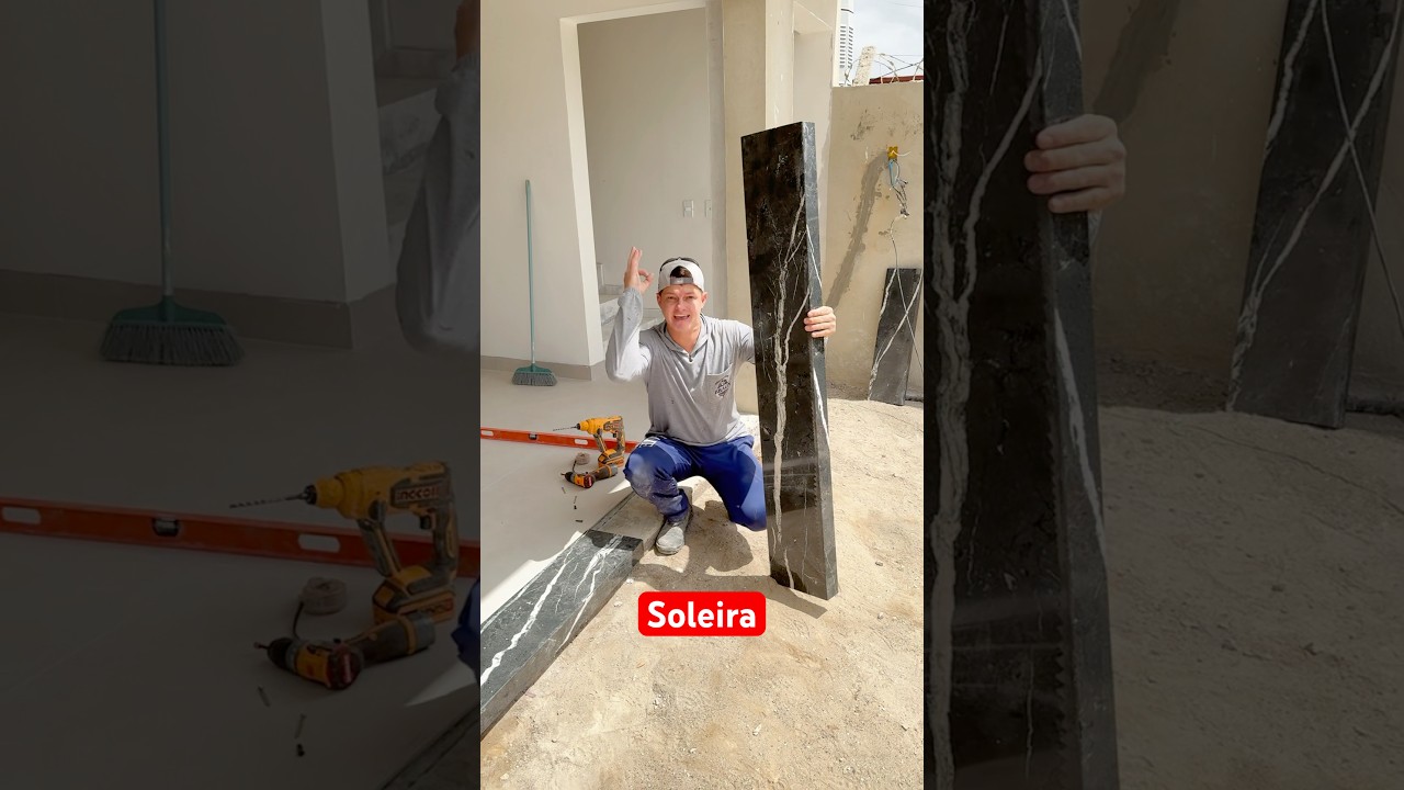 Como instalar soleira de granito #dicas #obra #constru&ccedil;&atilde;o #pedreiro