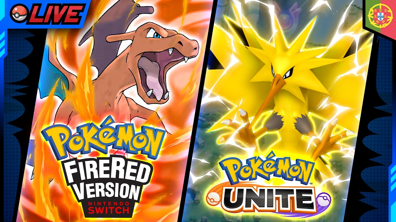 CHARIZARD SOLO RUN FIRERED SWITCH + SOLO MODE E MISSÕES ZAPDOS UNITE - Live Pokémon (Português)