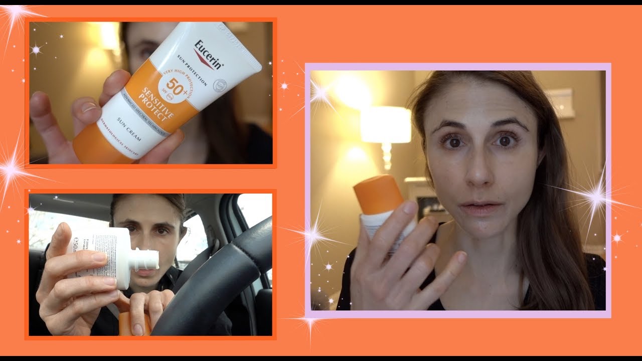 VLOG: TRYING OUT EUCERIN SUN CREAMS + A GROCERY HAUL| DR DRAY