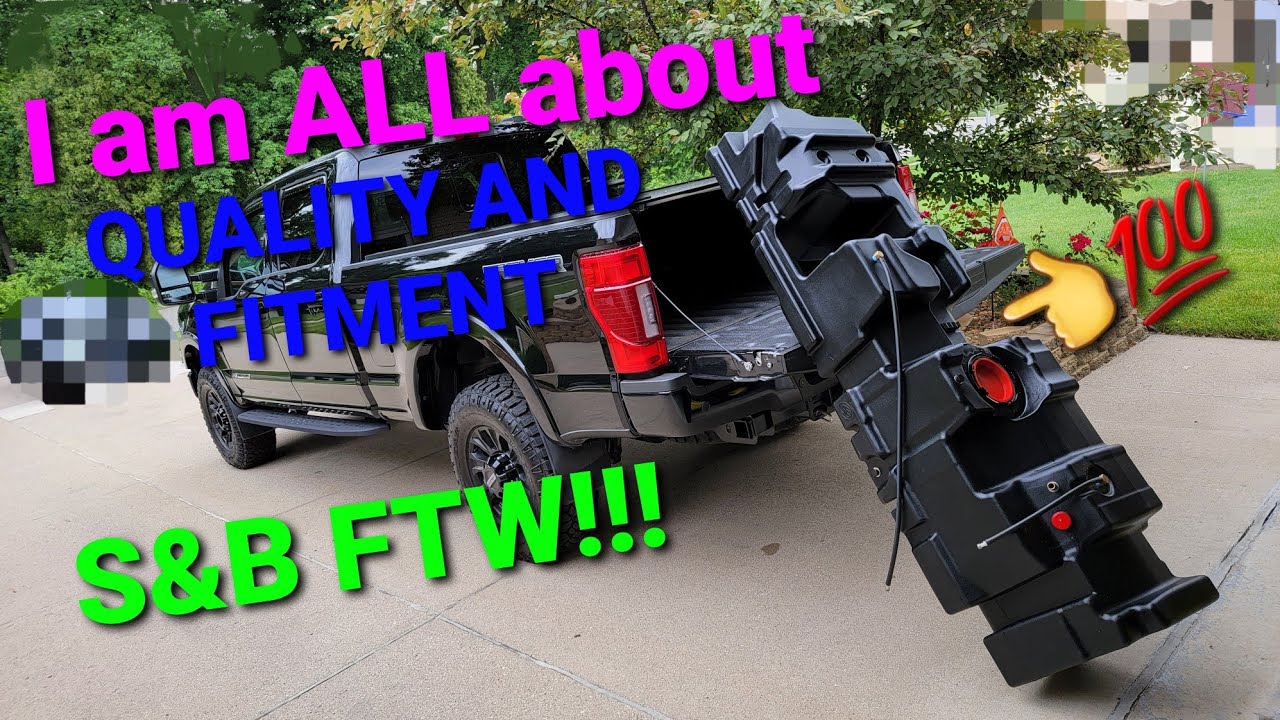 Do YOU install the S&B 60 GALLON Fuel Tank?? I WOULD! Ford SUPERDUTY 17-22 F250 F350 F450 TRUCKS