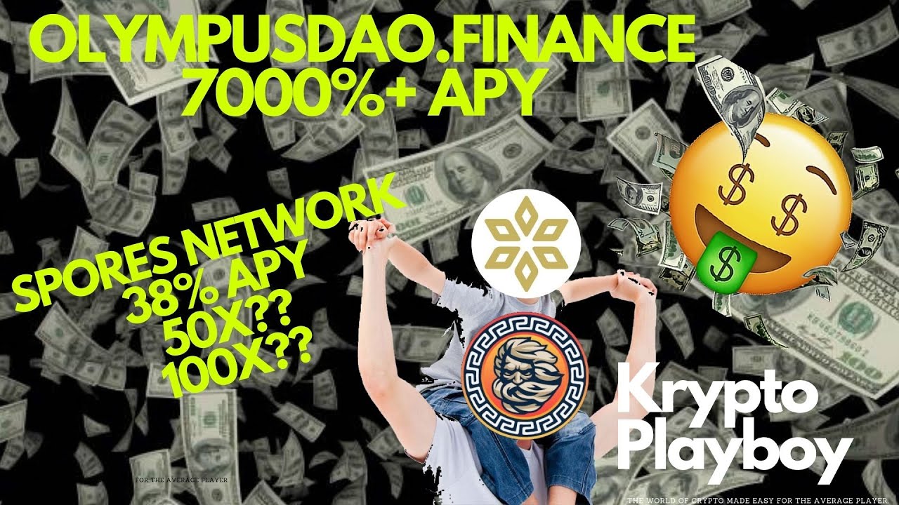 SPORES 38% APY | OLYMPUS DAO FINANCE 7000%+ APY |  PASSIVE INCOME | DEFI STABLECOINS | LIFE CHANGING