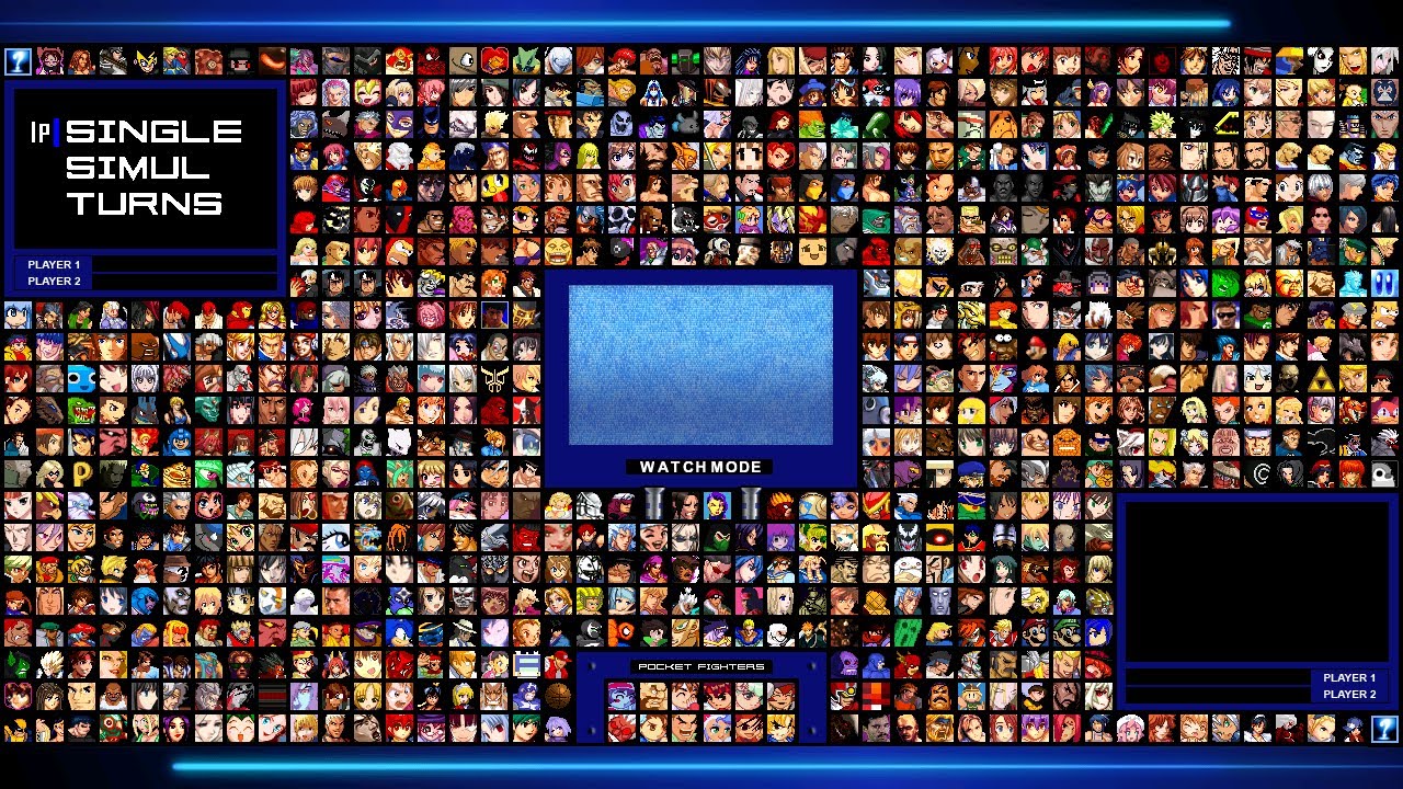 MY MUGEN ROSTER [SCREENPACK EVE HD EDITED] - 756 CHARACTERS - 69 STAGES +  NEW DOWNLOAD LINKS - 2019