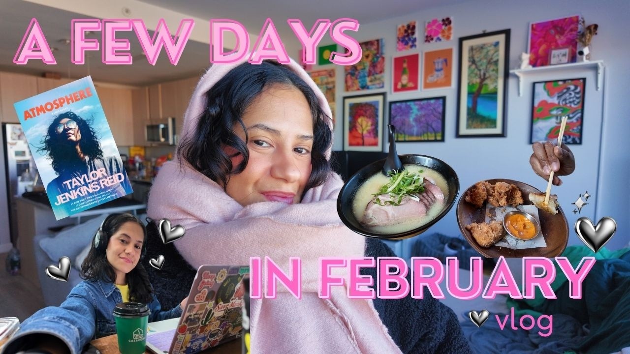 A few days in February Vlog: roasting coffee, ramen date, co-working & more